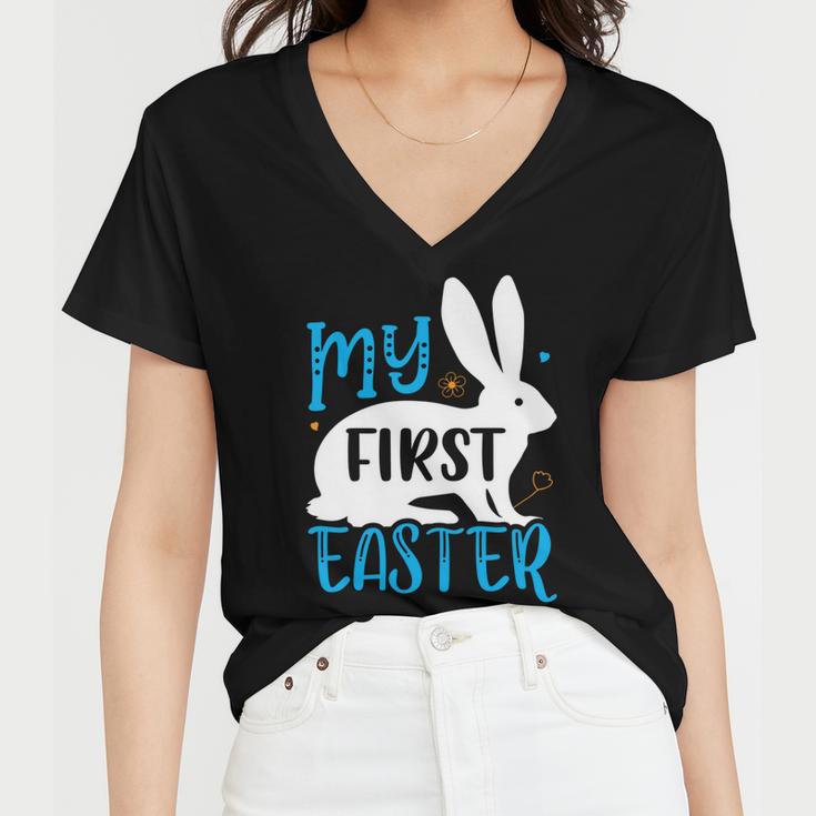 My First Easter 702 Trending Shirt Women V-Neck T-Shirt