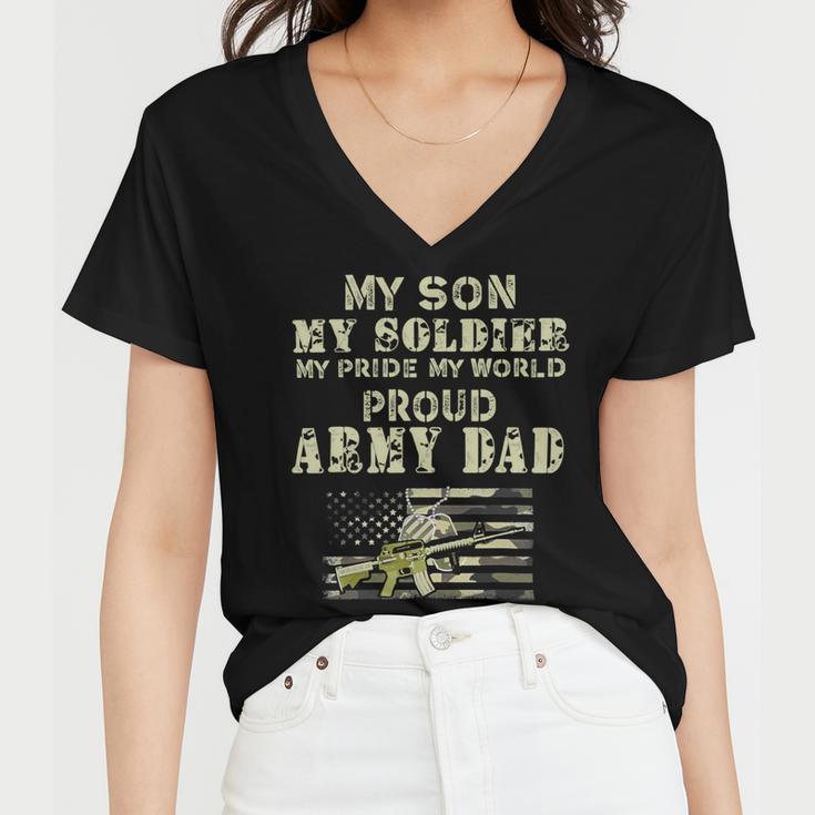 My Son My Soldier My Pride My World 695 Shirt Women V-Neck T-Shirt