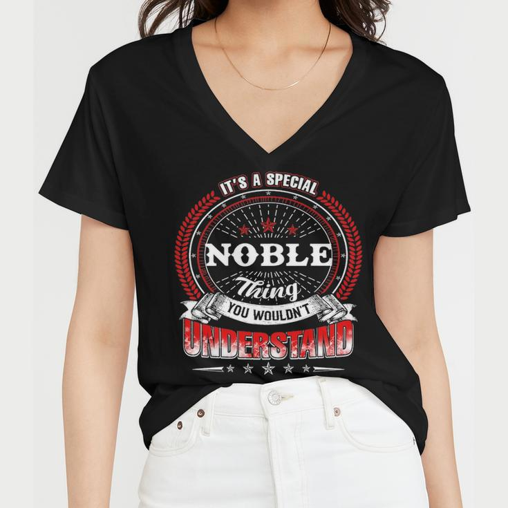 Noble Shirt Family Crest NobleShirt Noble Clothing Noble Tshirt Noble Tshirt Gifts For The Noble Women V-Neck T-Shirt