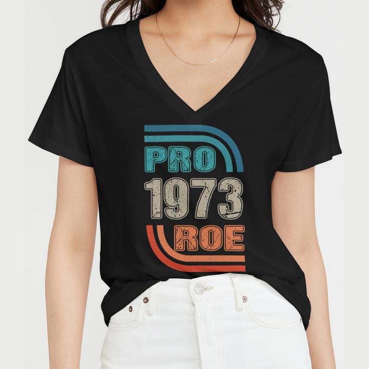 Pro 1973 Roe Women V-Neck T-Shirt