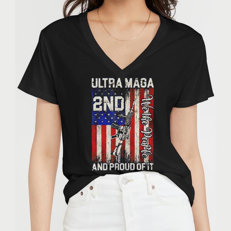 Ultra Maga And Proud Of It A Ultra Maga And Proud Of It V14 Women V-Neck T-Shirt