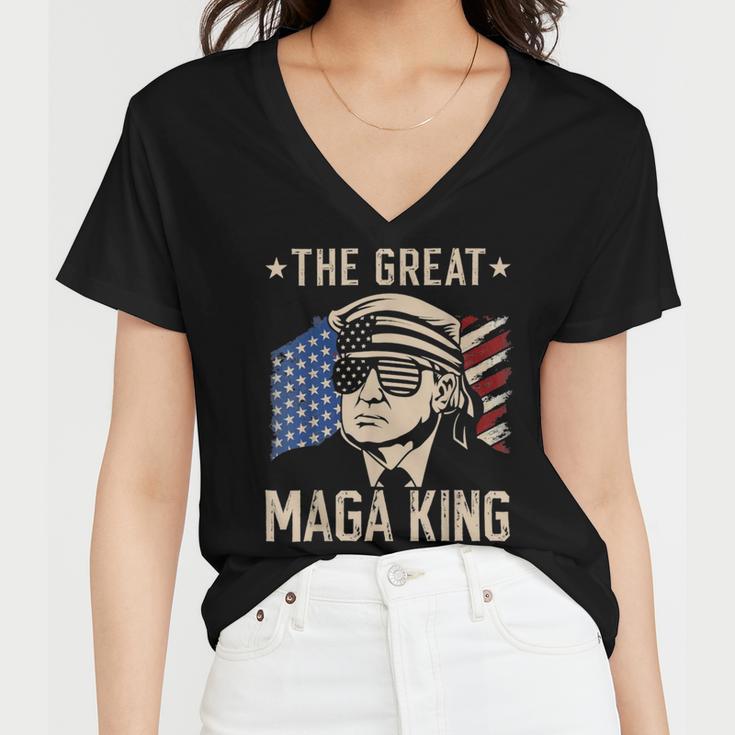 Ultra Maga And Proud Of It A Ultra Maga And Proud Of It V9 Women V-Neck T-Shirt