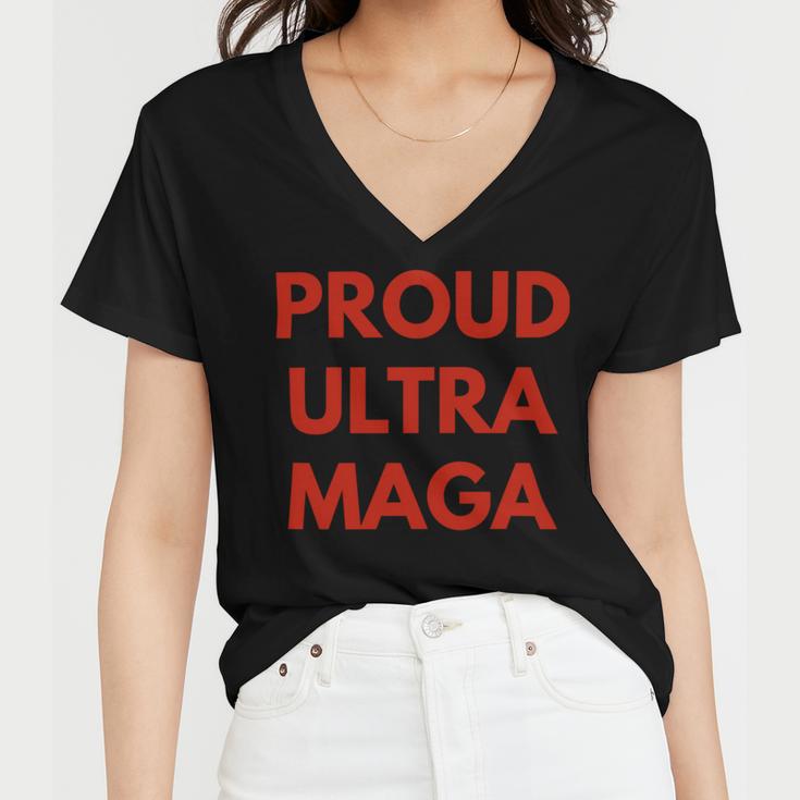 Ultra Maga Gift V2 Women V-Neck T-Shirt