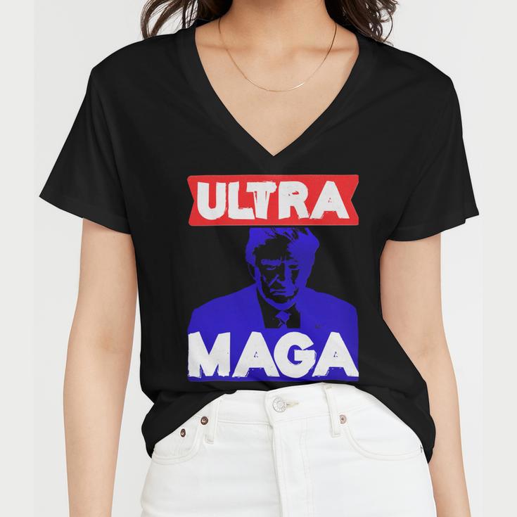 Ultra Maga Gift V3 Women V-Neck T-Shirt