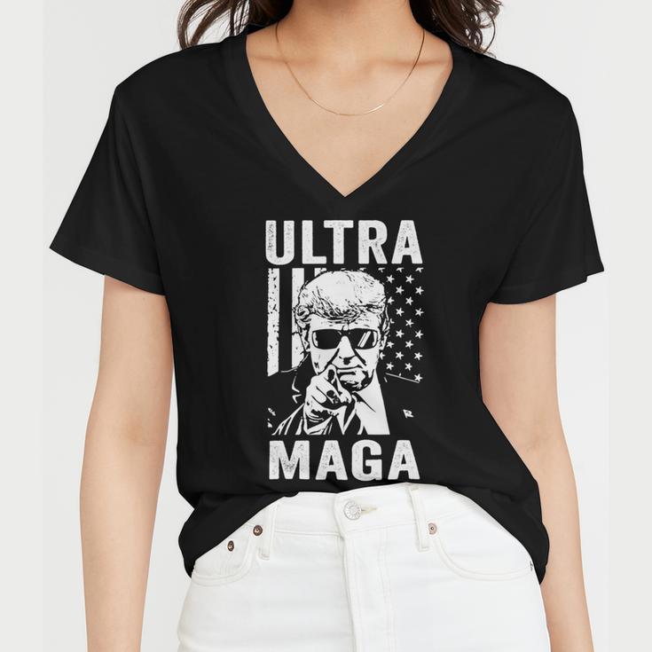 Ultra Maga Great Ultra Maga Gift Women V-Neck T-Shirt