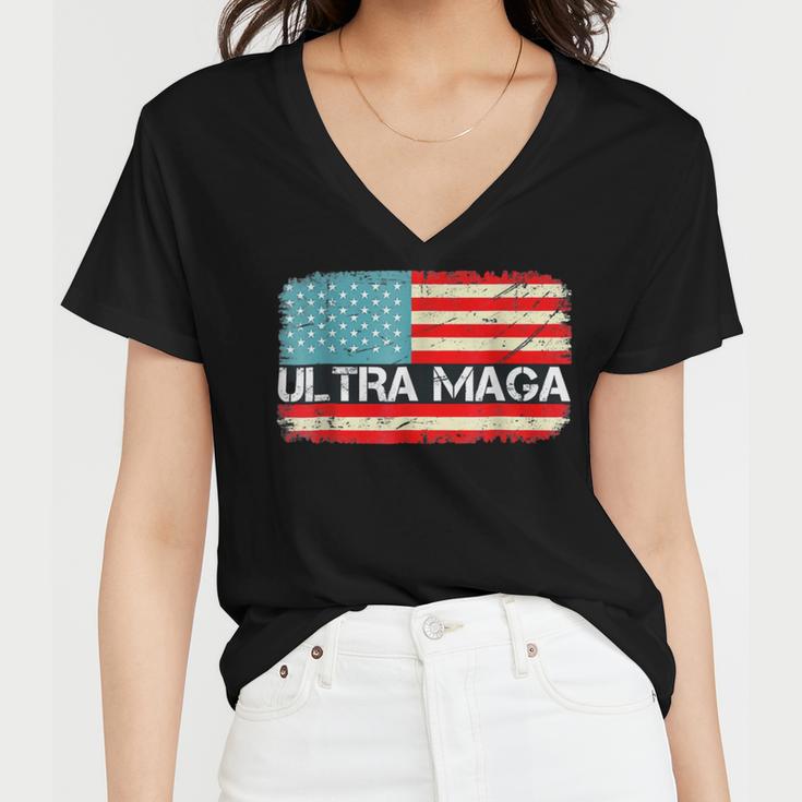 Ultra Maga V15 Women V-Neck T-Shirt