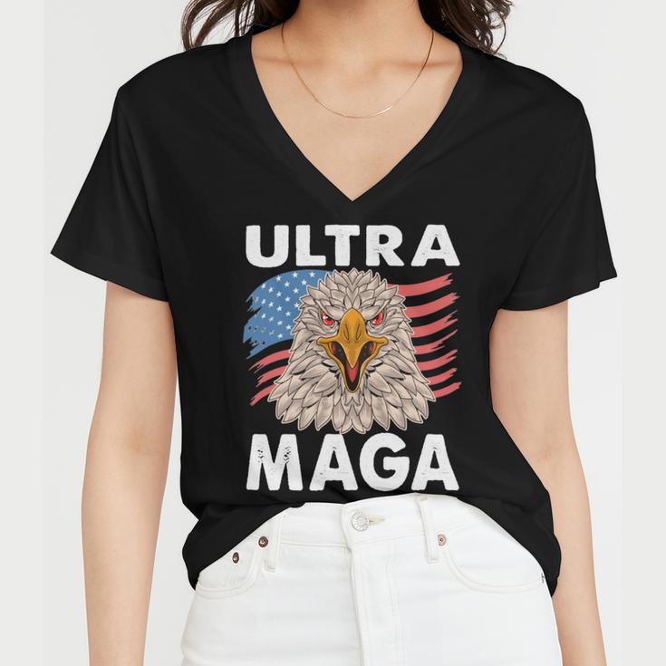 Ultra Maga V19 Women V-Neck T-Shirt