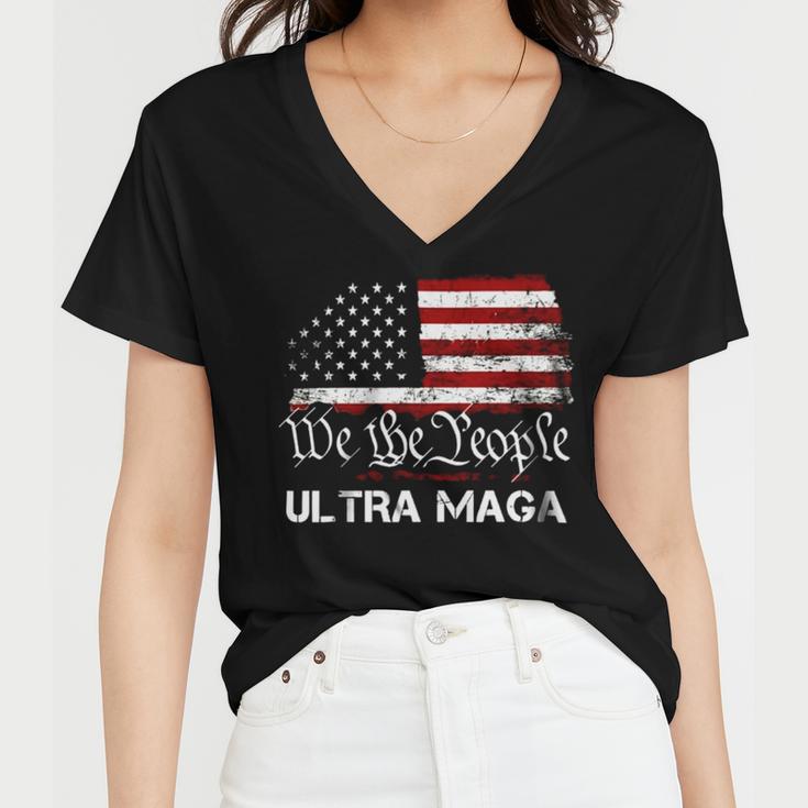 Ultra Maga We The People Classic Women V-Neck T-Shirt