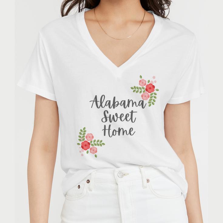 Alabama Sweet Home Sweet Home Women V-Neck T-Shirt