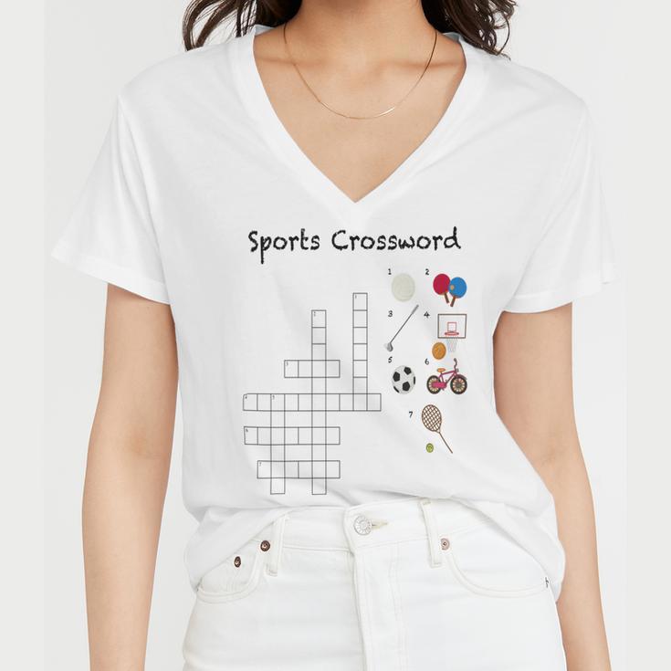 Croswords Women V-Neck T-Shirt