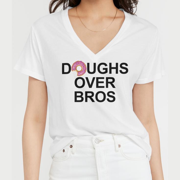 Doughs Over Bros Women V-Neck T-Shirt