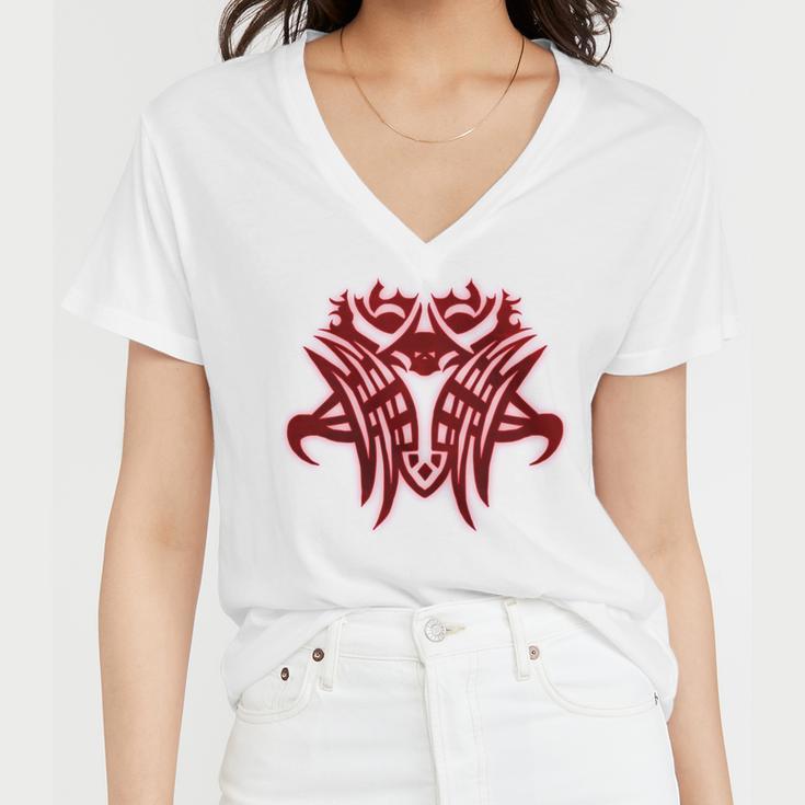 Emet Selch Glyph Women V-Neck T-Shirt