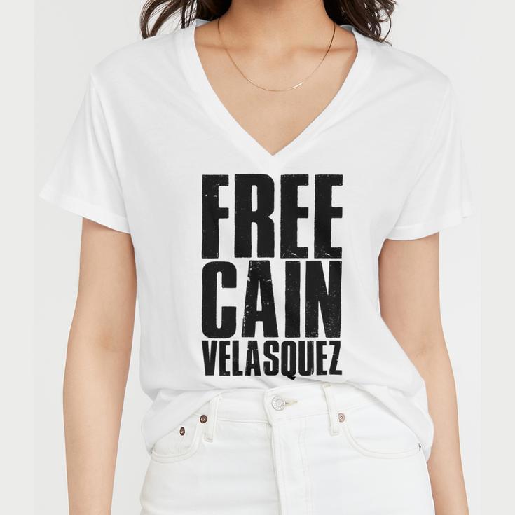 Free Cain Velasquez V4 Women V-Neck T-Shirt