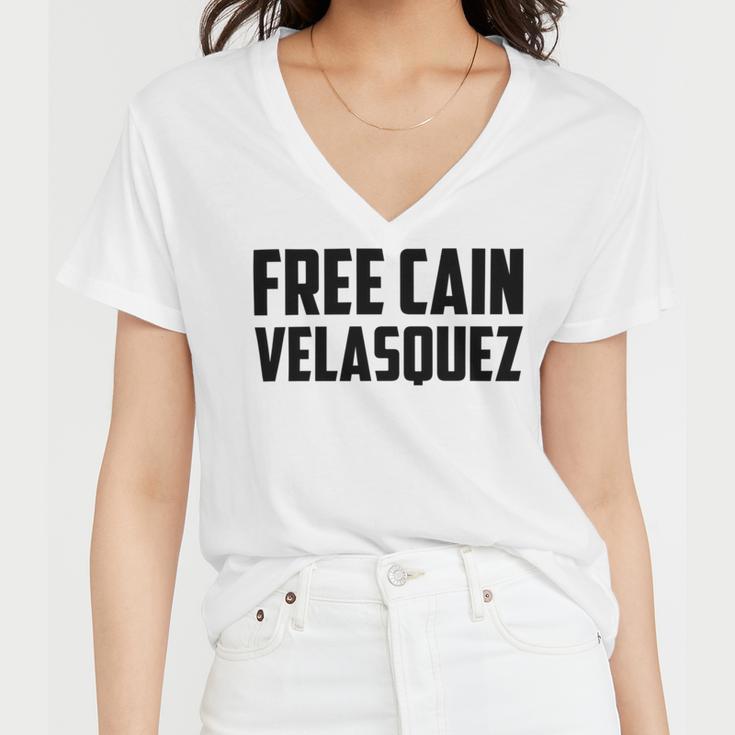 Free Cain Velasquez V5 Women V-Neck T-Shirt