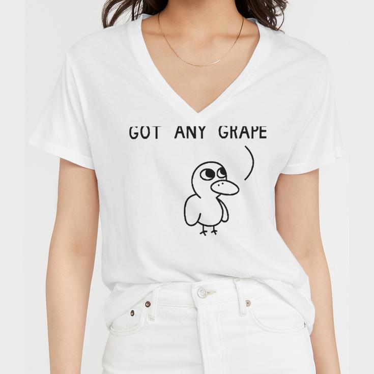 Got Any Grapes Women V-Neck T-Shirt