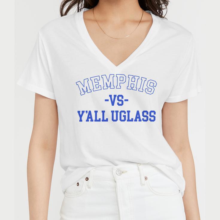 Memphis Vs Yall Uglass Women V-Neck T-Shirt