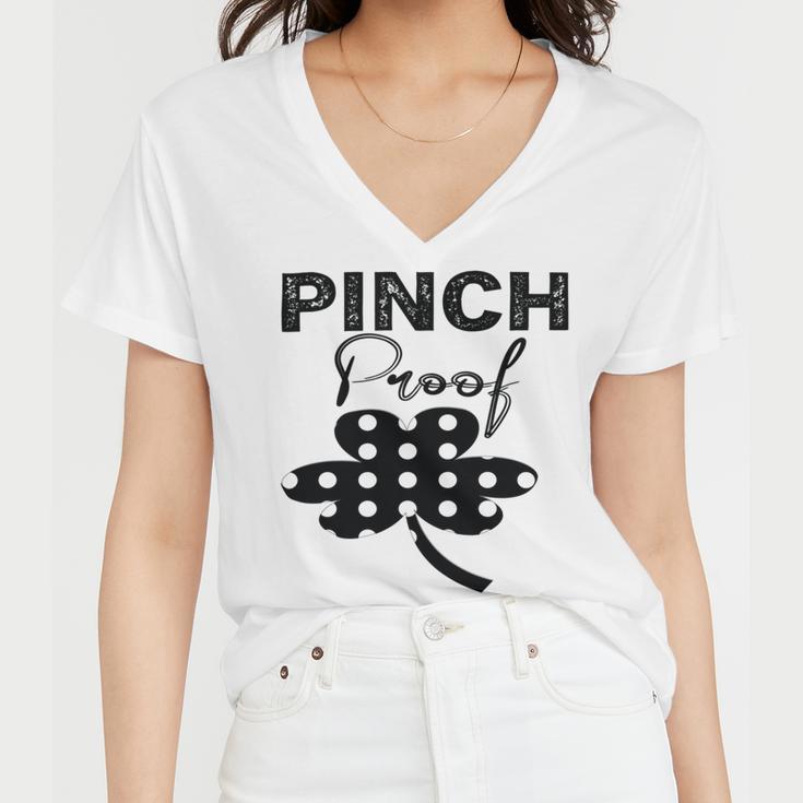 Pinch Proof St Patricks Women V-Neck T-Shirt