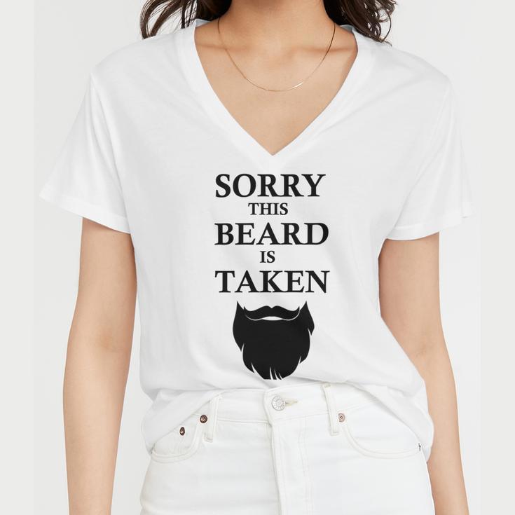 Sorry This Beard Is Taken 316 Shirt Women V-Neck T-Shirt