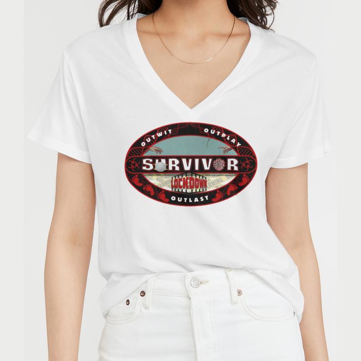 Survivor Women V-Neck T-Shirt