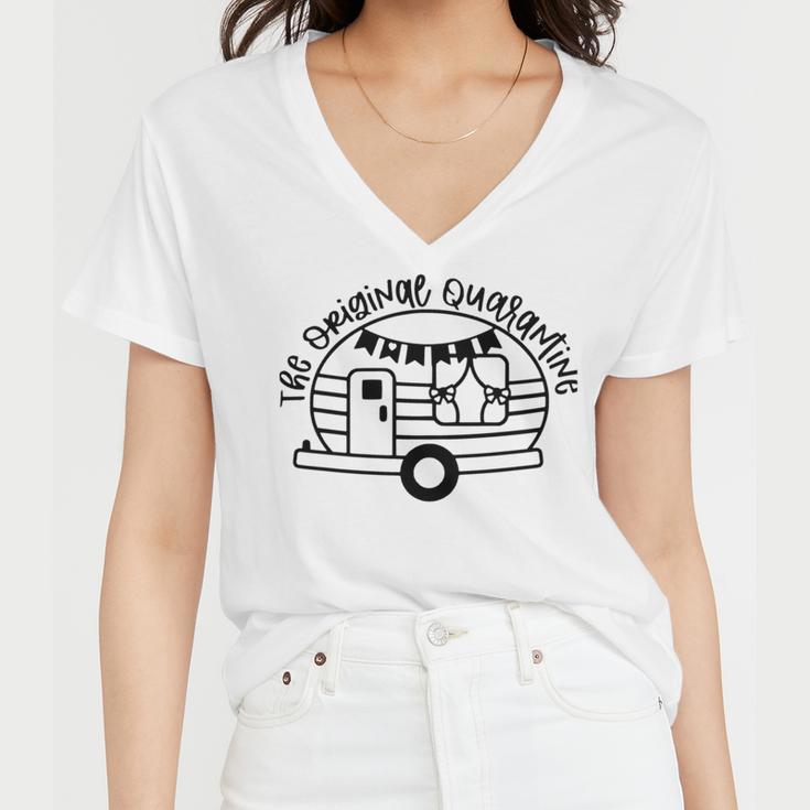 The Original Quarantine Van Women V-Neck T-Shirt