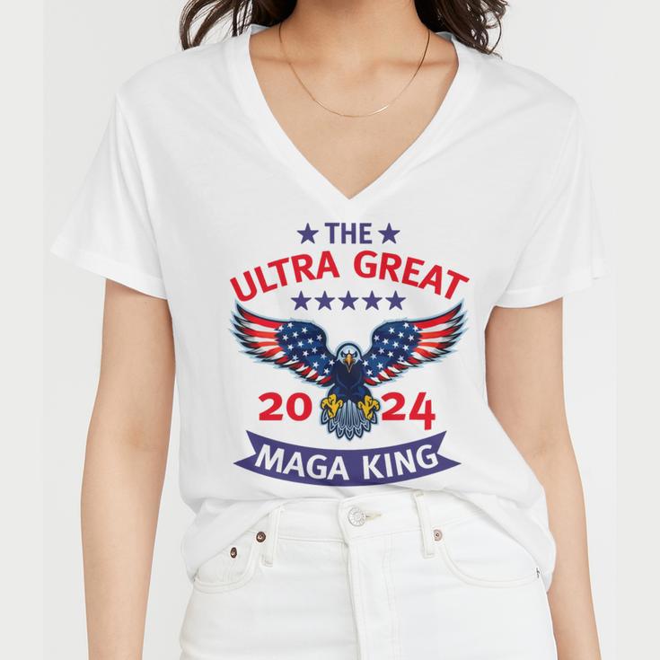 The Ultra Great Mega King Women V-Neck T-Shirt