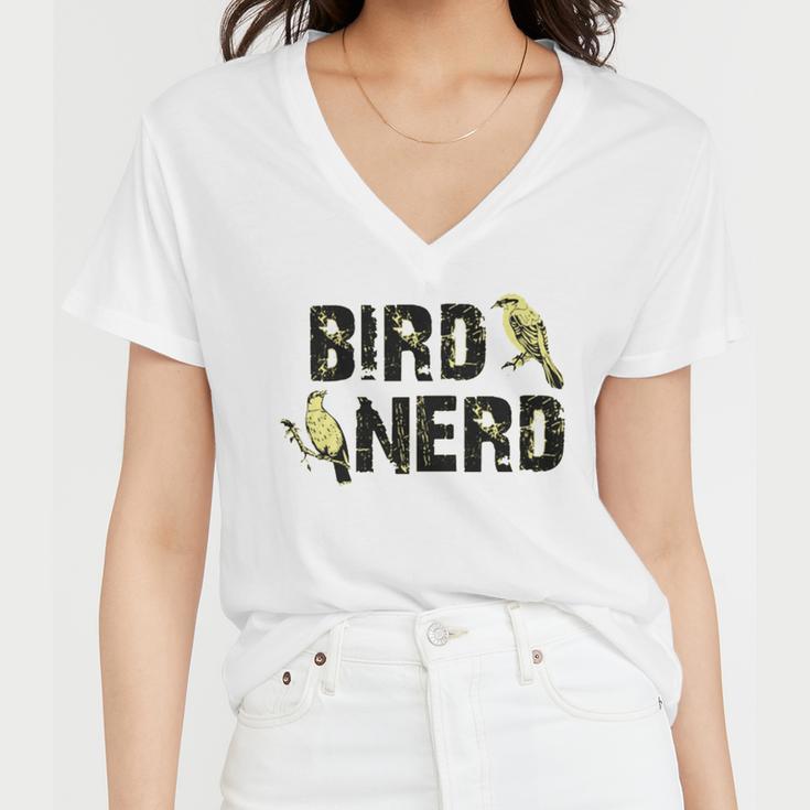 Twitcher Funny - Bird Nerd 195 Shirt Women V-Neck T-Shirt