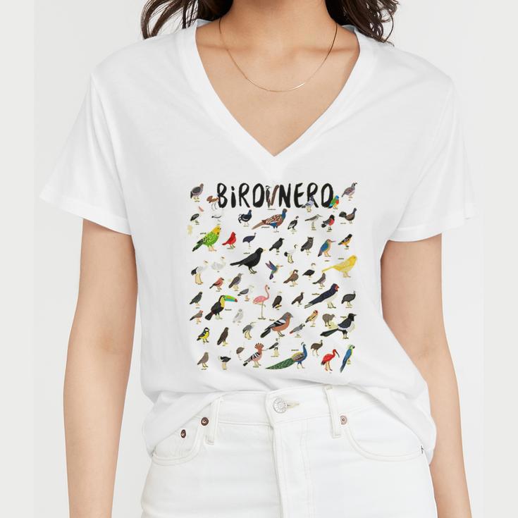 Twitcher Funny - Bird Nerd Long 197 Shirt Women V-Neck T-Shirt