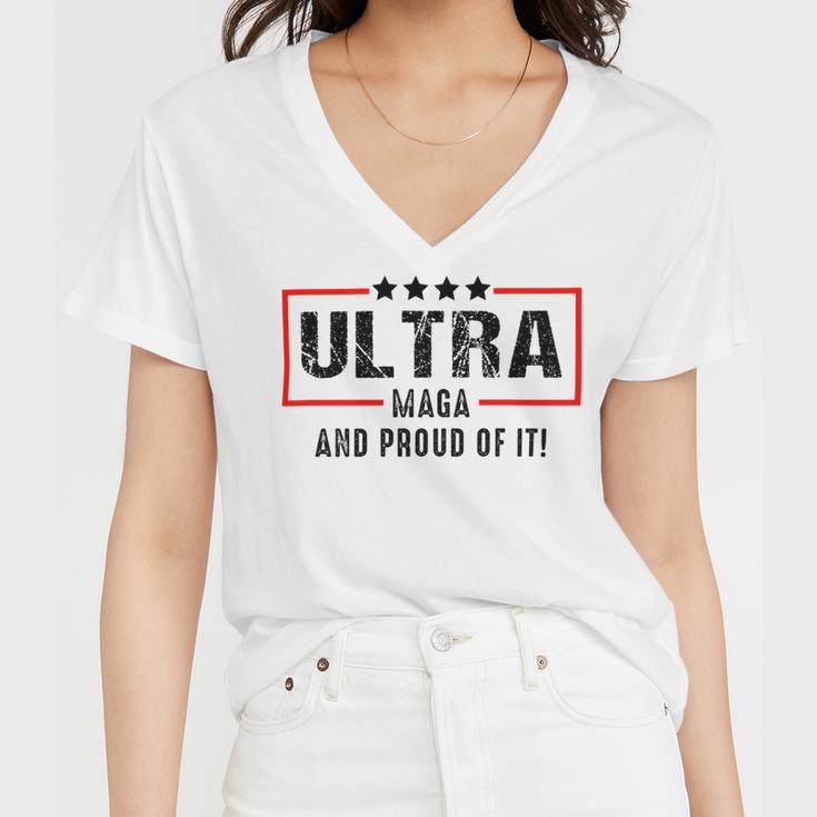 Ultra Maga And Proud Of It A Ultra Maga And Proud Of It V2 Women V-Neck T-Shirt