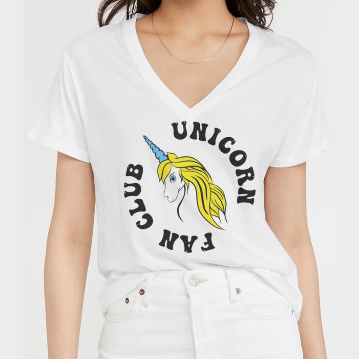 Unicorn Fan Club 17 Trending Shirt Women V-Neck T-Shirt