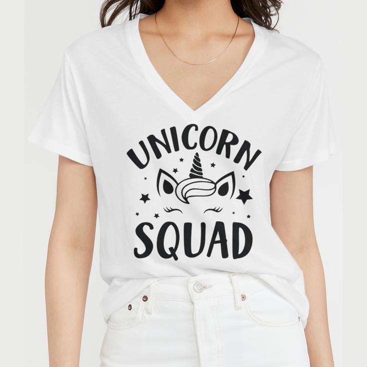 Unicorn Squad 23 Trending Shirt Women V-Neck T-Shirt