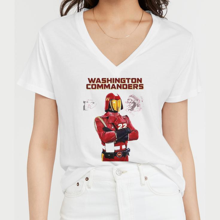 Washington Cobra Commanders Football Lovers Gifts Women V-Neck T-Shirt