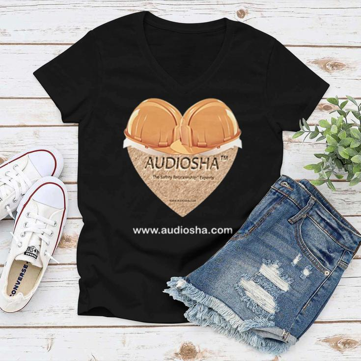 Audiosha - The Safety Relationship Experts Women V-Neck T-Shirt