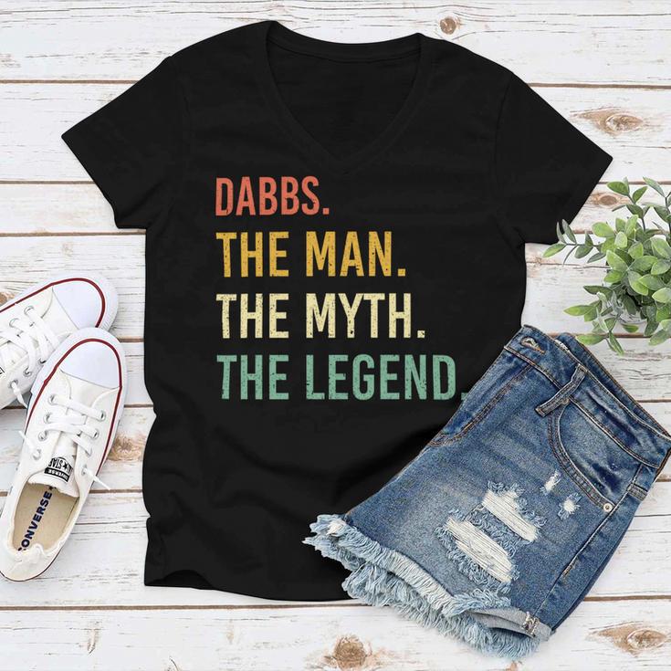 Dabbs Name Shirt Dabbs Family Name V4 Women V-Neck T-Shirt