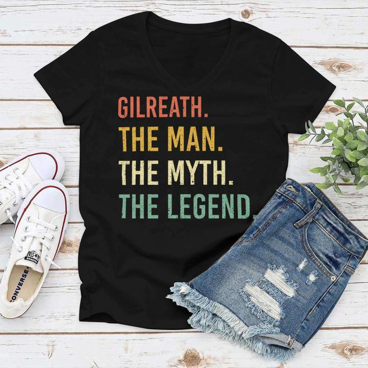 Gilreath Name Shirt Gilreath Family Name Women V-Neck T-Shirt