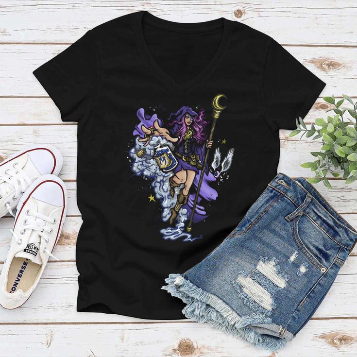 Mana Mage 215 Trending Shirt Women V-Neck T-Shirt