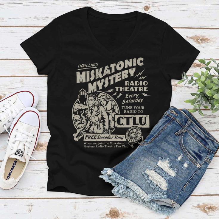 Miskatonic Mystery Radio Theatre 145 Trending Shirt Women V-Neck T-Shirt