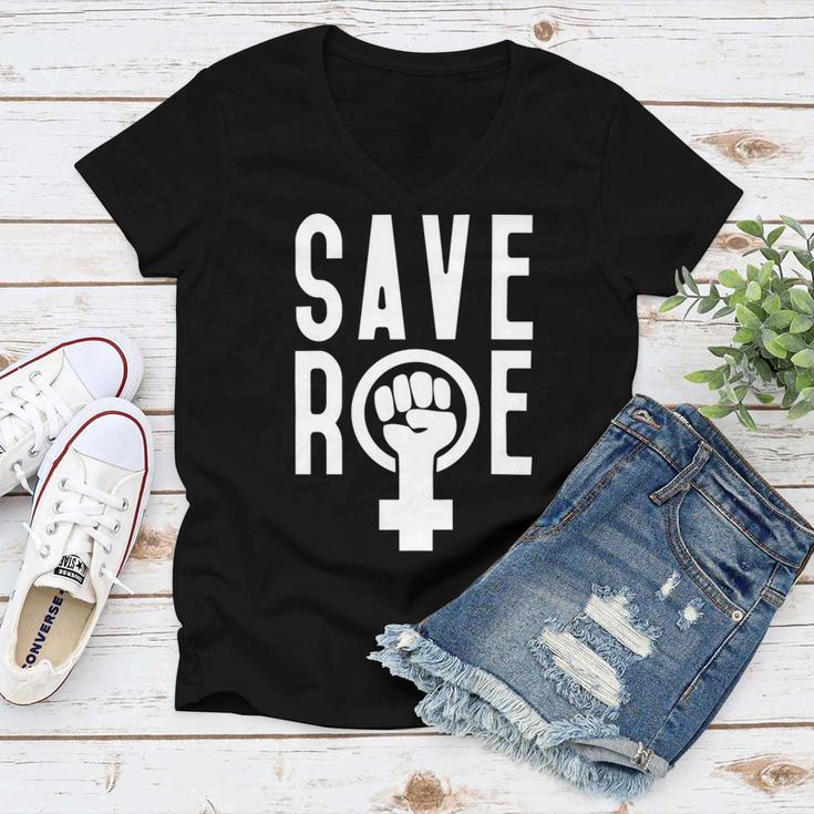 Save Roe Pro Choice 1973 Gift Feminism Tee Reproductive Rights Gift For Activist My Body My Choice Women V-Neck T-Shirt