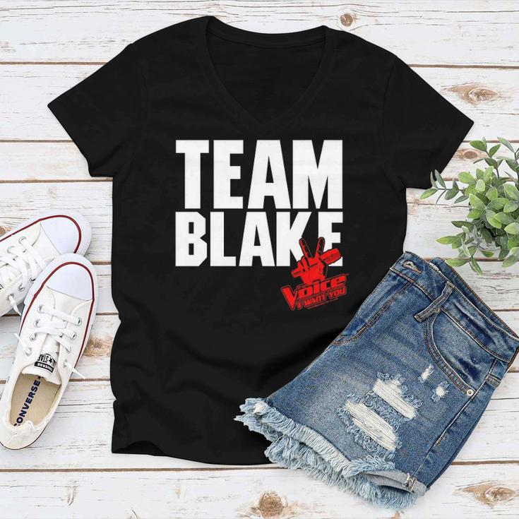 The Voice Blake Team Women V-Neck T-Shirt