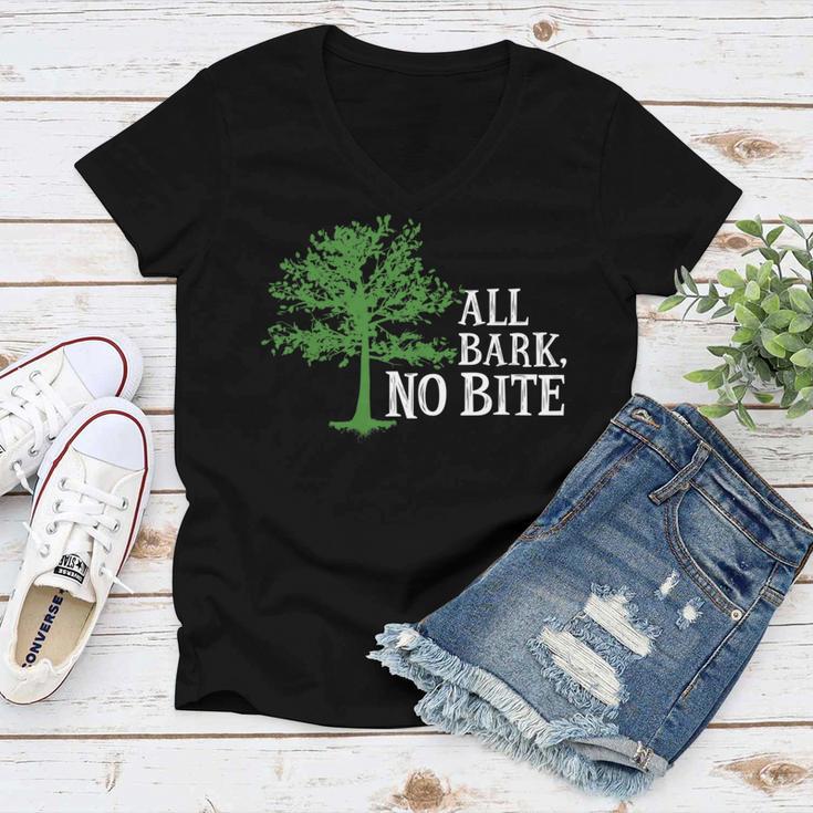 Trees Are All Bark No Bite 64 Trending Shirt Women V-Neck T-Shirt