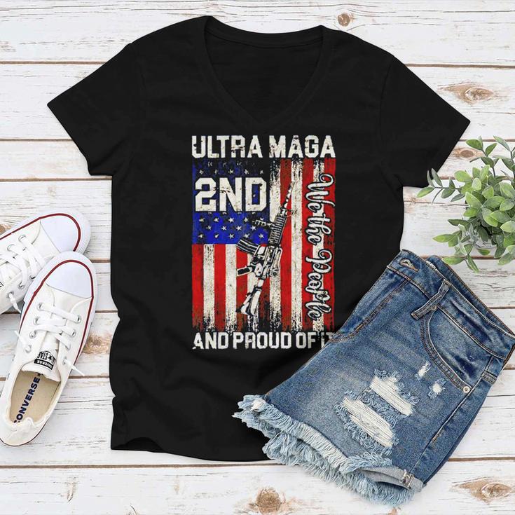 Ultra Maga And Proud Of It A Ultra Maga And Proud Of It V14 Women V-Neck T-Shirt