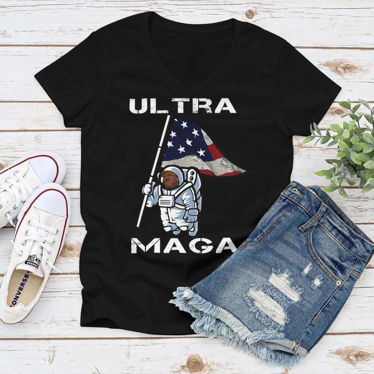 Ultra Maga Trending Gift Women V-Neck T-Shirt