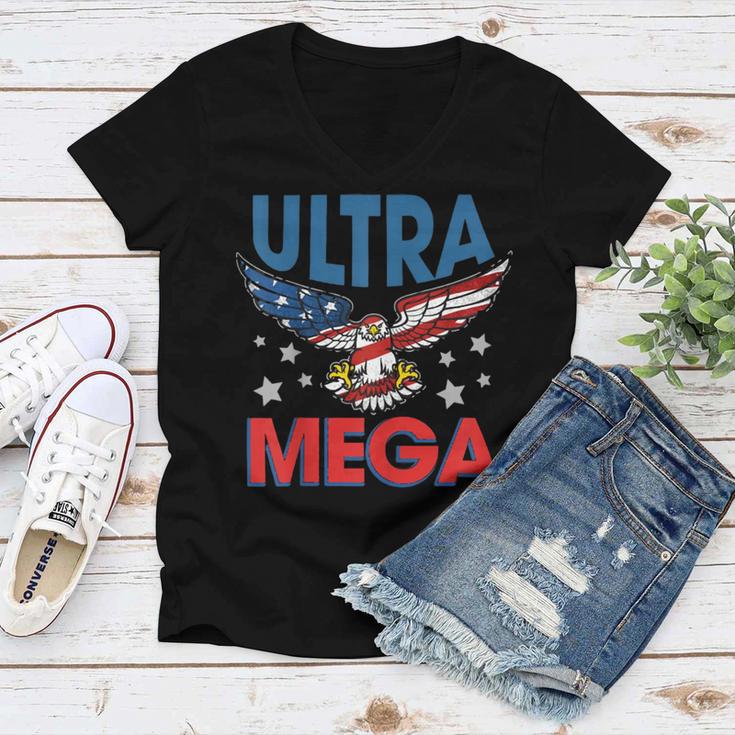 Ultra Maga V16 Women V-Neck T-Shirt