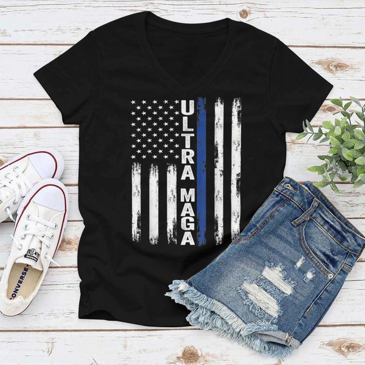 Ultra Maga V18 Women V-Neck T-Shirt