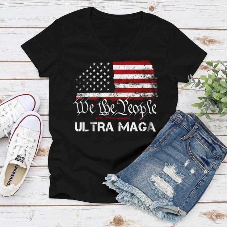 Ultra Maga We The People Classic Women V-Neck T-Shirt