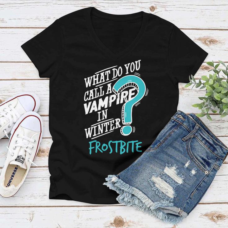 Vampire In Winter Frostbite 92 Trending Shirt Women V-Neck T-Shirt