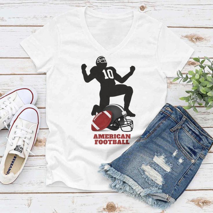 American Football Women V-Neck T-Shirt