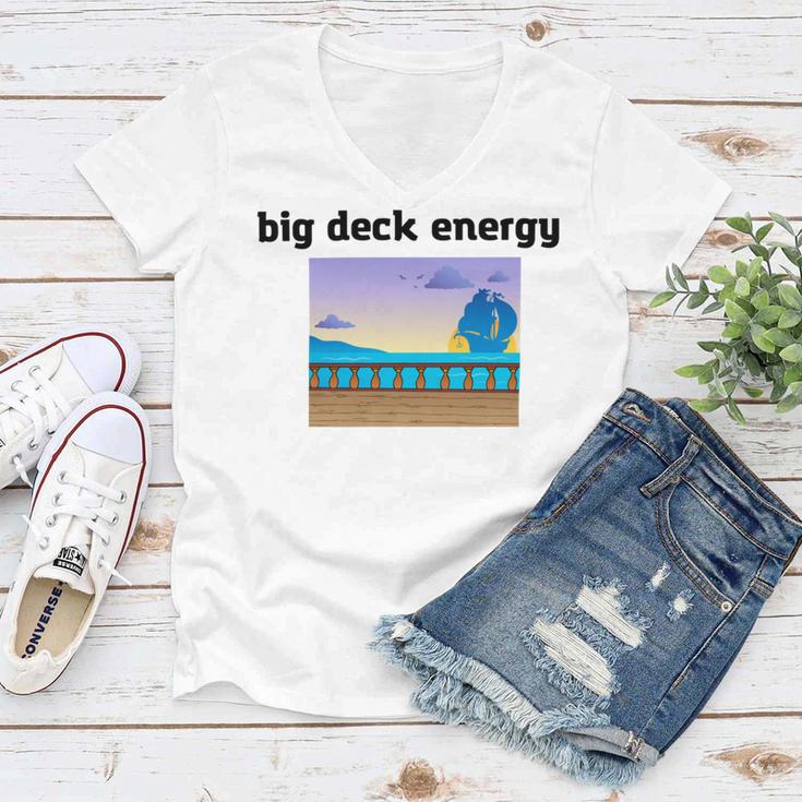 Big Deck Energy Women V-Neck T-Shirt