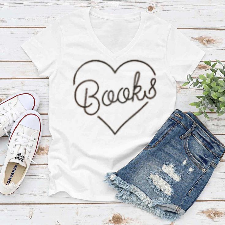 Book Lover Women V-Neck T-Shirt