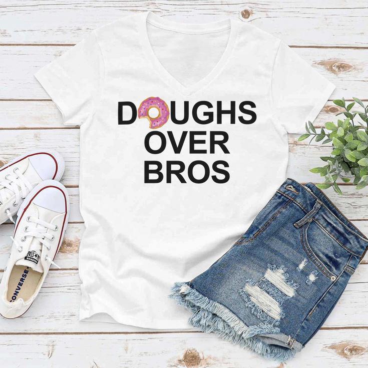 Doughs Over Bros Women V-Neck T-Shirt