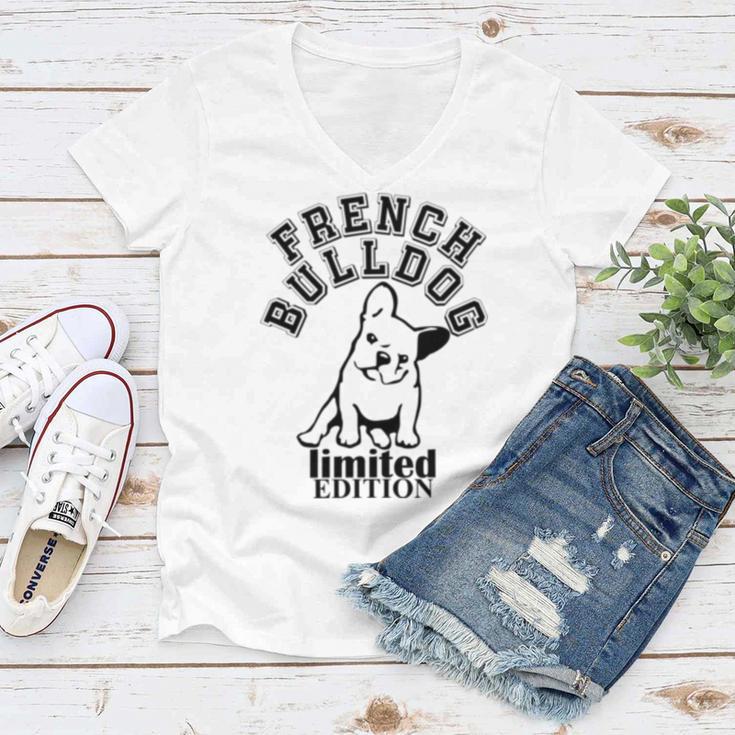 French Bulldog V2 Women V-Neck T-Shirt